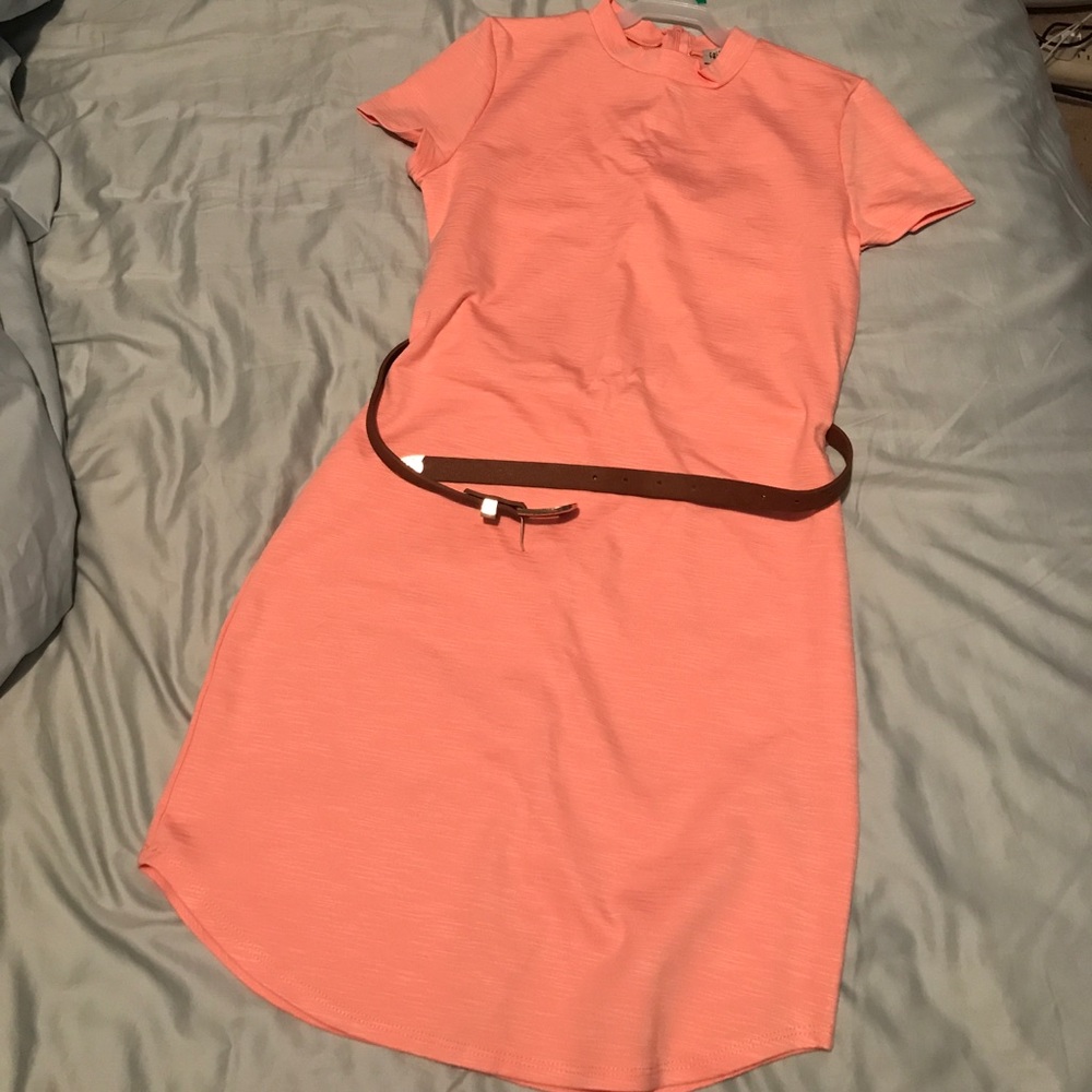 Peach dress