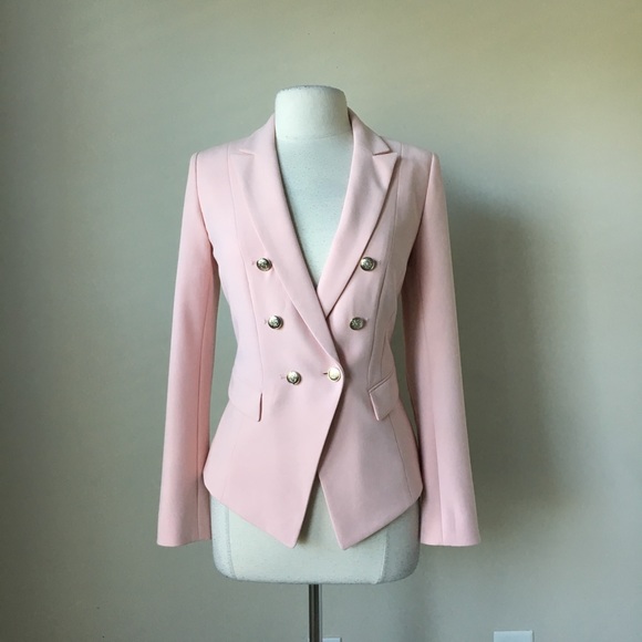 White House Black Market Jackets & Blazers - Trophy Double Breasted Pink peach Blazer Jacket