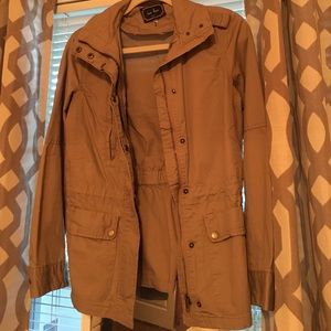 Brown cargo utility jacket! Size S