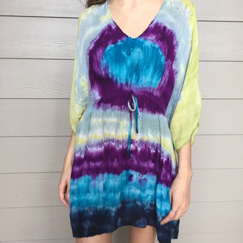 Tie Dye/Hippy mini dress