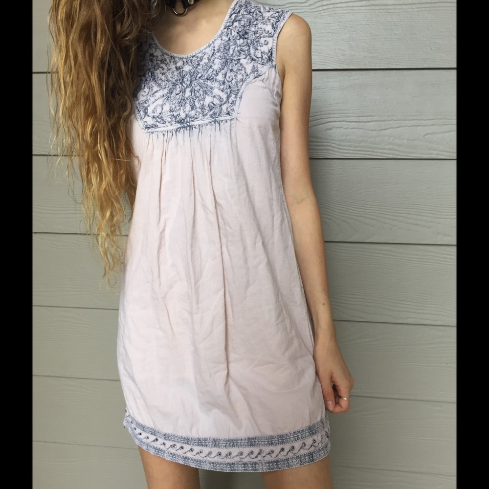 Nude Eastern Mini Dress
