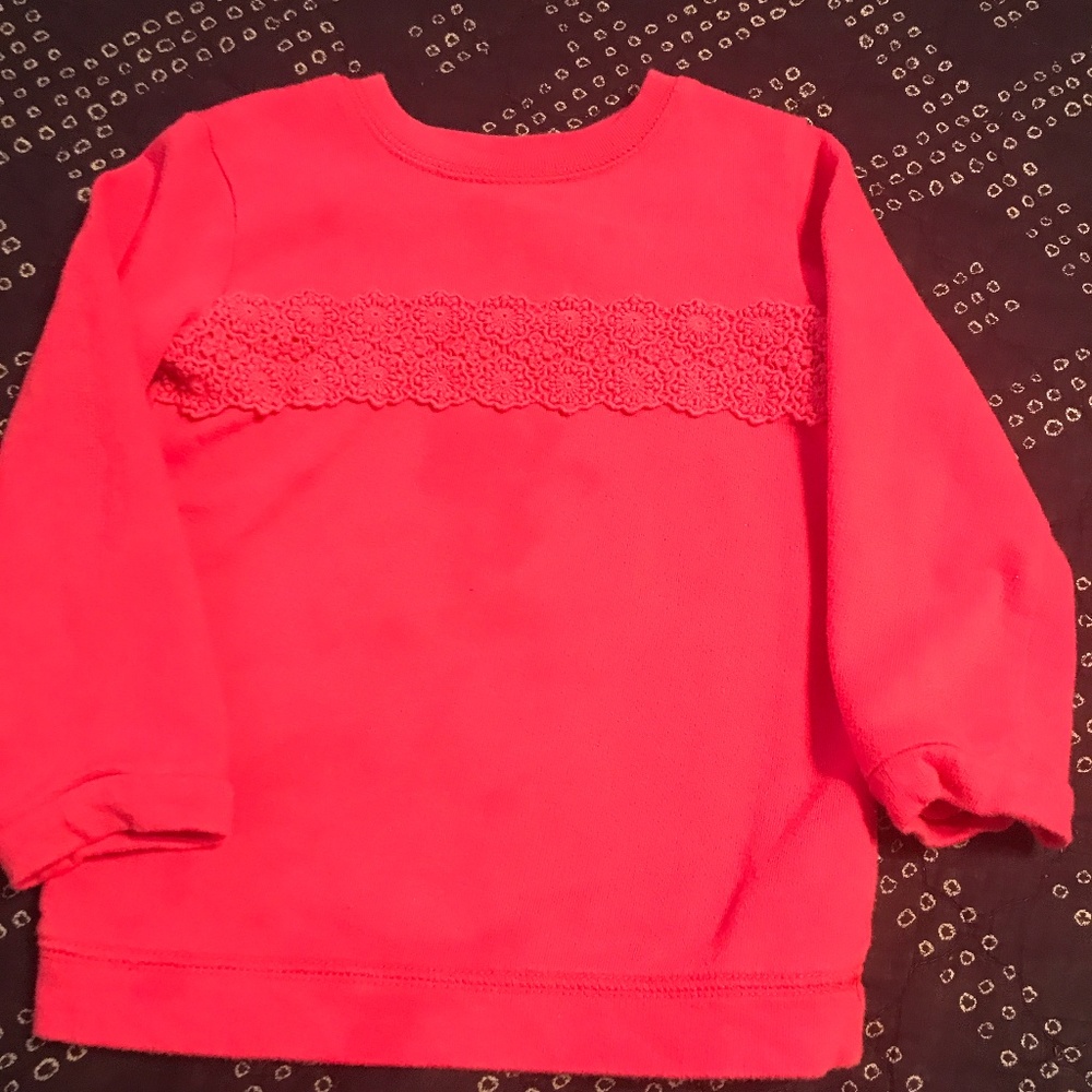 Toddlers Carter Pink Pullover Sweater Size 3t