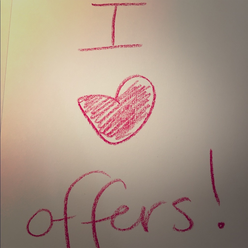 Reasonable Offers Adored!