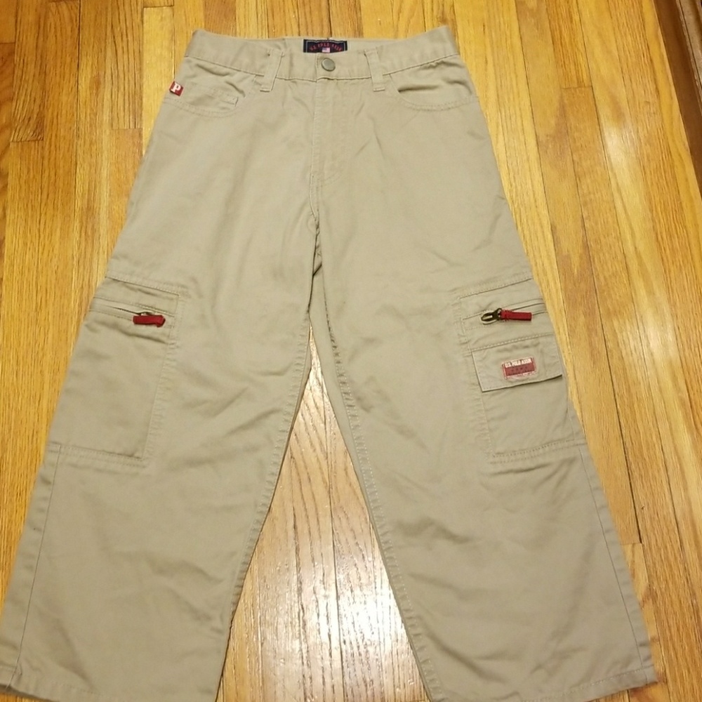 US Polo Assn khaki cargo pants 8