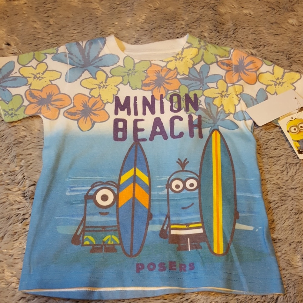 Minion tee  UP5 50+ protection
