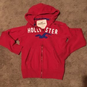 Hollister men's size small zip hoodie