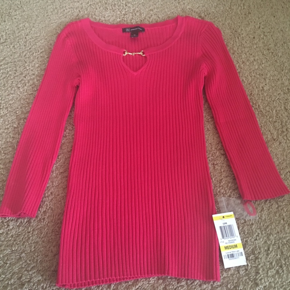 Pink INC ribbed sweater