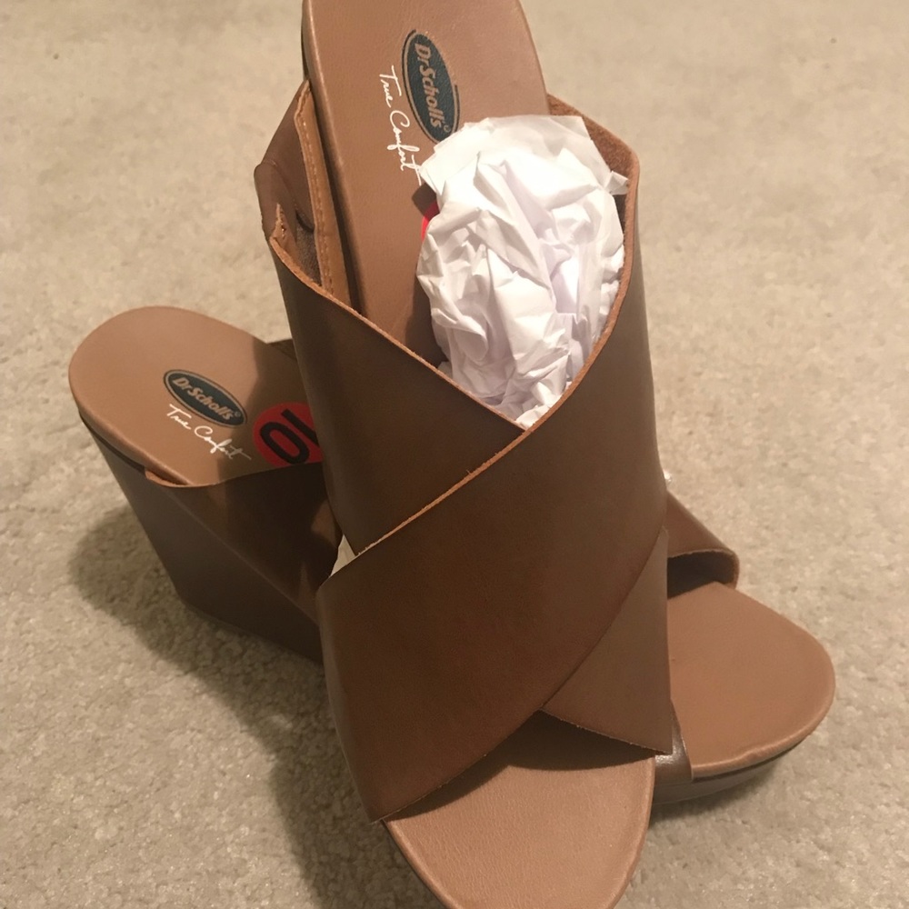 Dr. Scholl’s True Comfort Wedge Sandals Sz 10