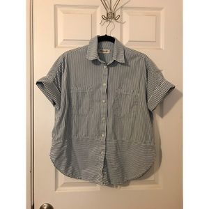 Madewell Contrast Stripe Courier - $25 OBO