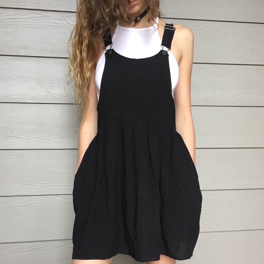 Black Buckle Dress