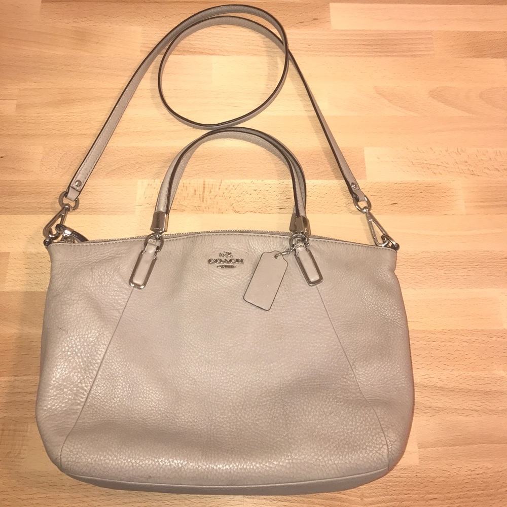 Coach leather cross-body bag