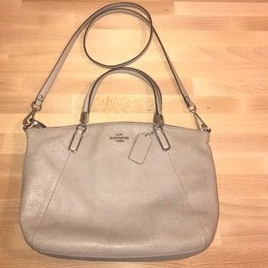 Coach leather cross-body bag