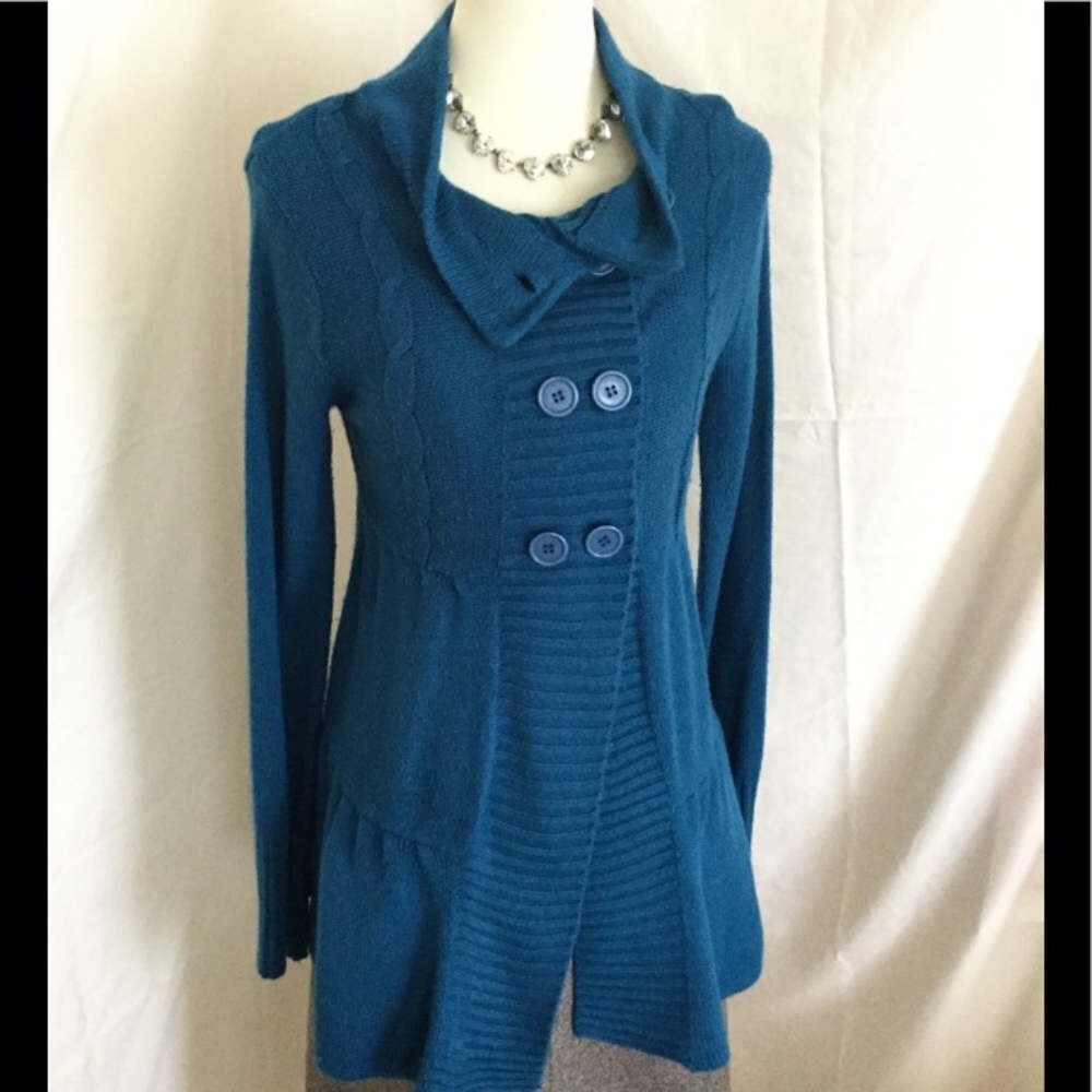 💙Ruffled Cardigan🌟FREE Thank You Gift wPurchase!
