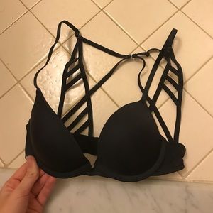 strappy push up bra