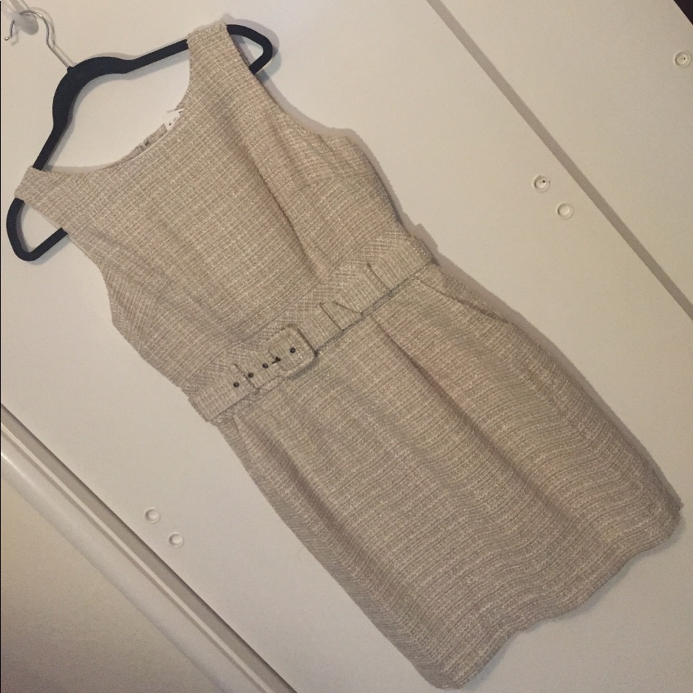 NWT BR Belted Sheath Dress