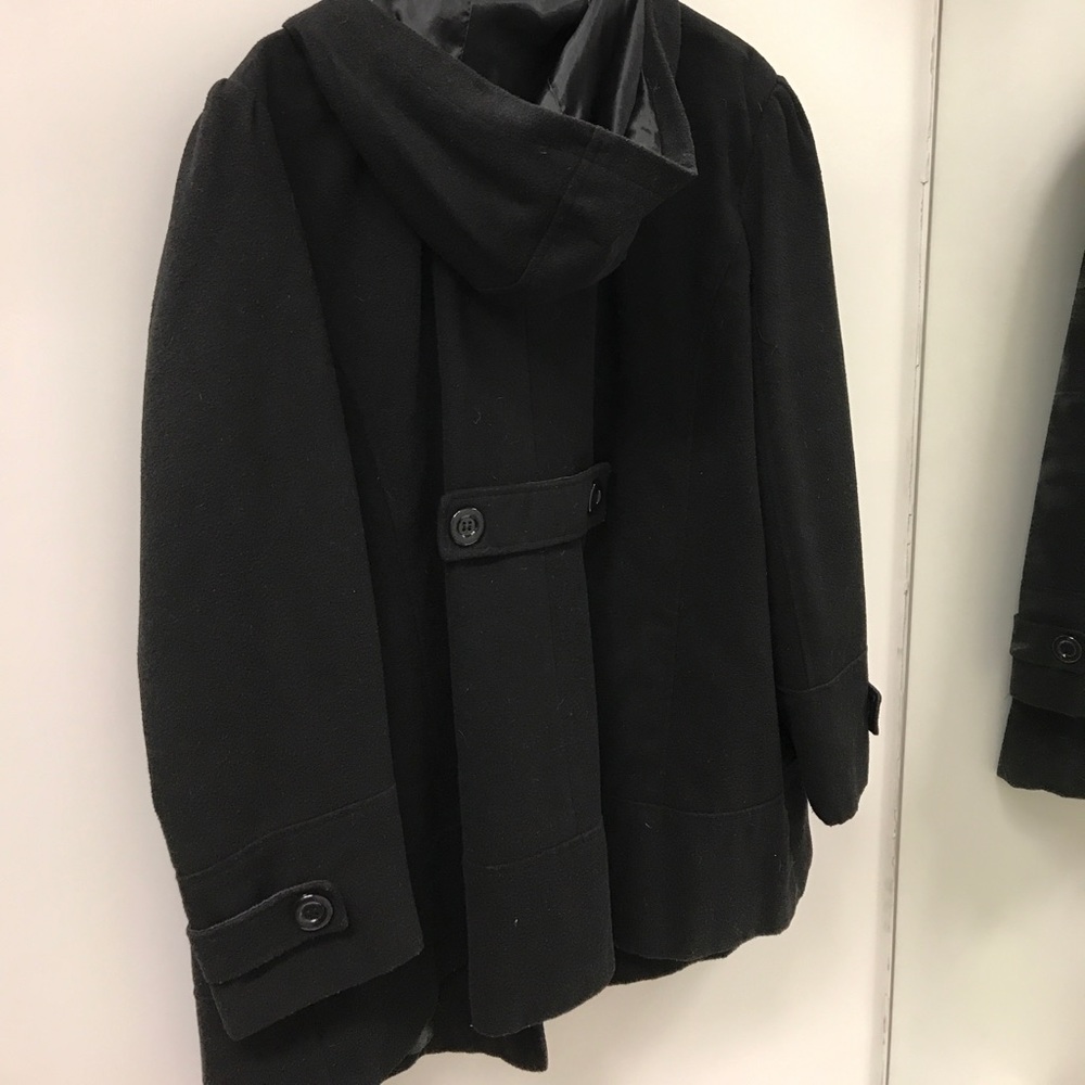 Warm Black Peacoat - Picture 3 of 4