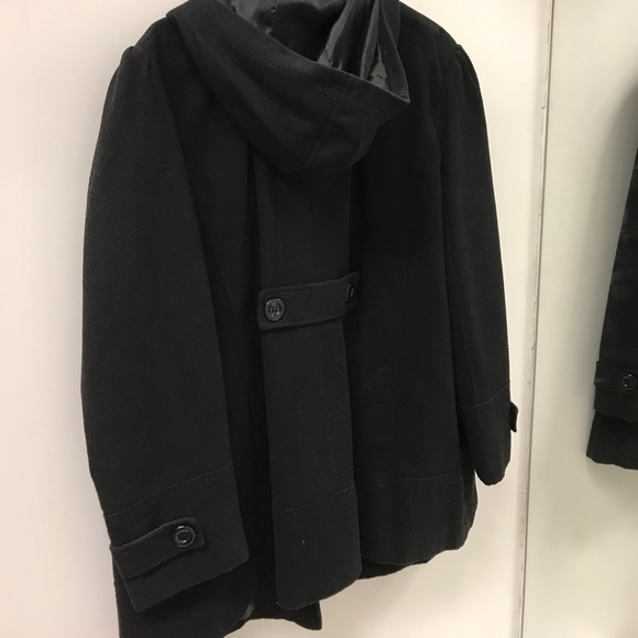 Warm Black Peacoat - Picture 3 of 4