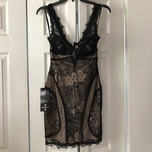 Bebe Black lace dress