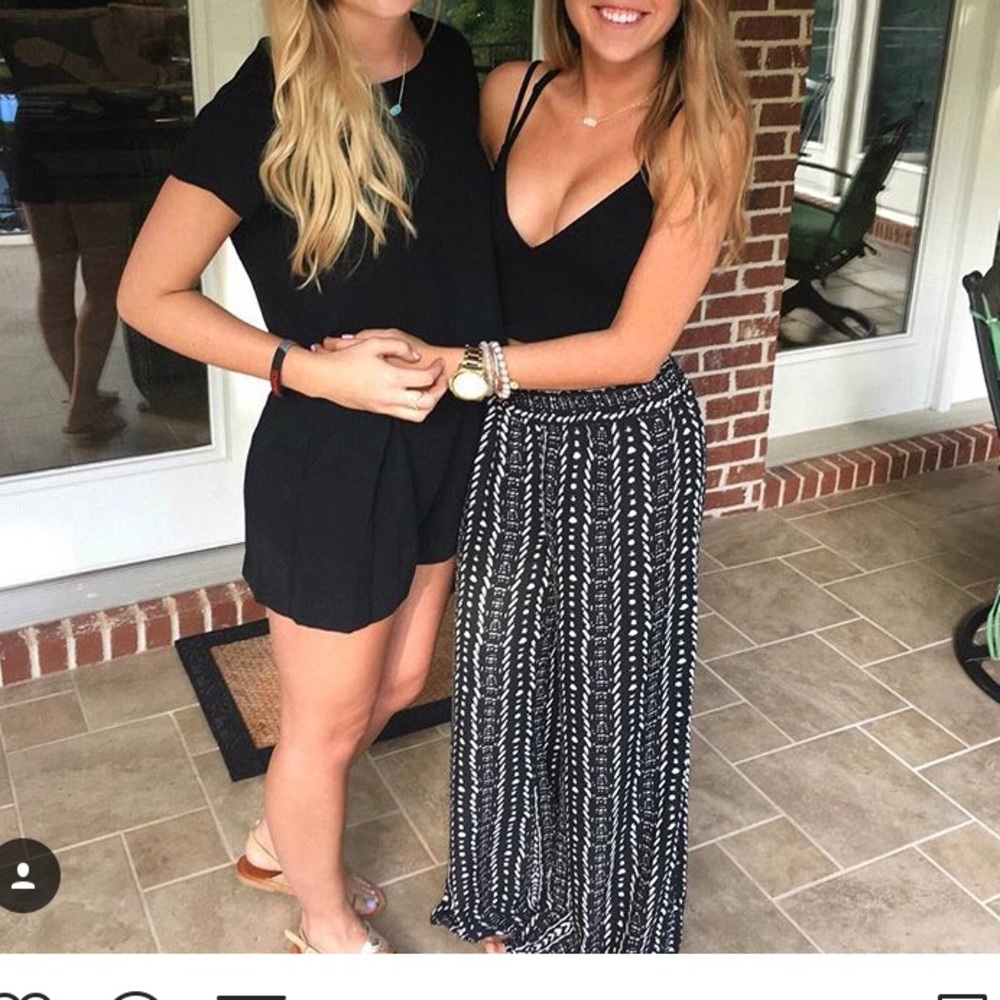 Black wide leg palazzo pants!