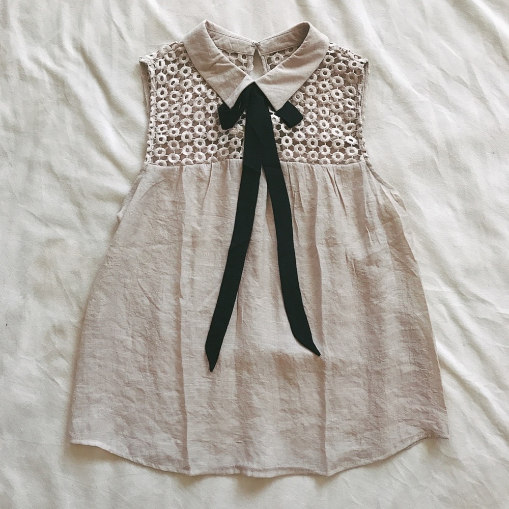 Crochet + Bow Top - Picture 4 of 7