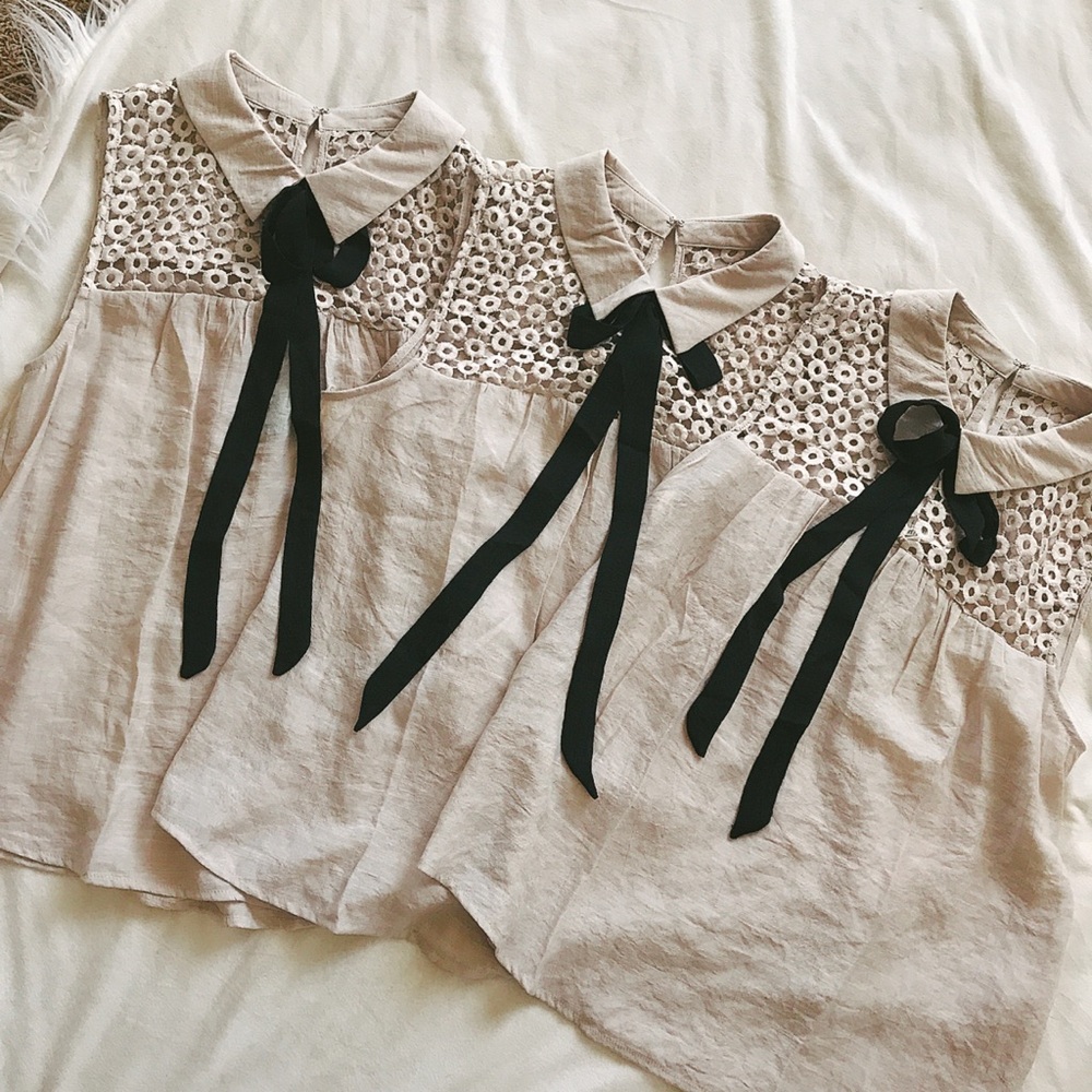 Crochet + Bow Top - Picture 2 of 7