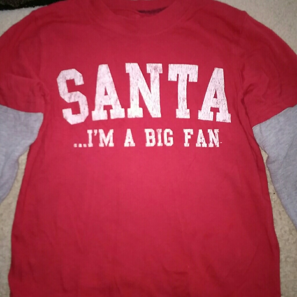 Santa toddler shirt