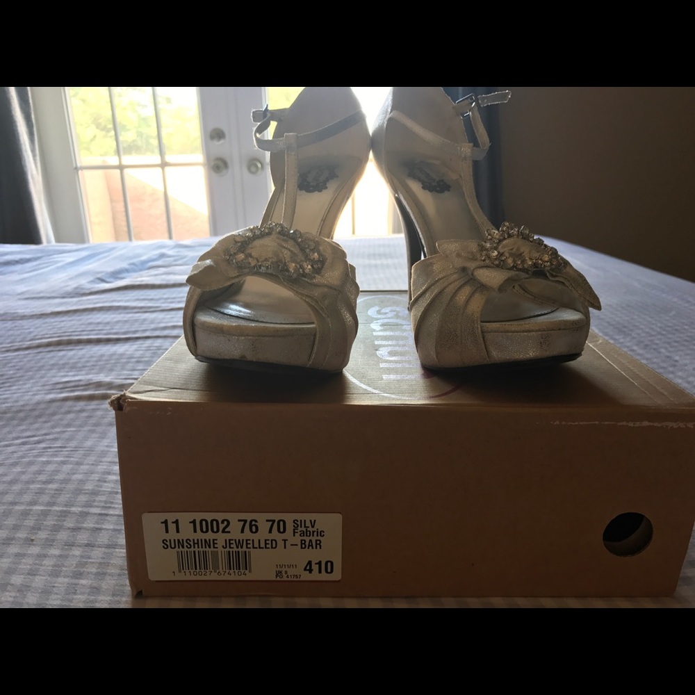 Silver heels