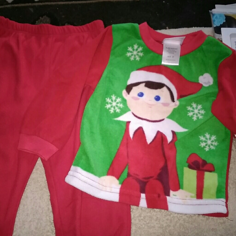 Elf on the shelf pajamas