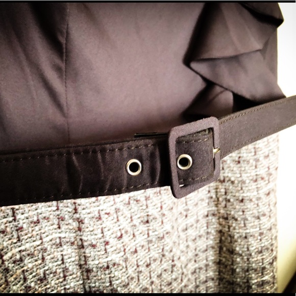 NWOT🔥Merona🔥Belted Gray Dress - Picture 2 of 8