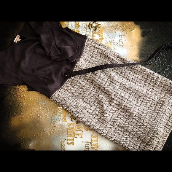 NWOT🔥Merona🔥Belted Gray Dress - Picture 3 of 8