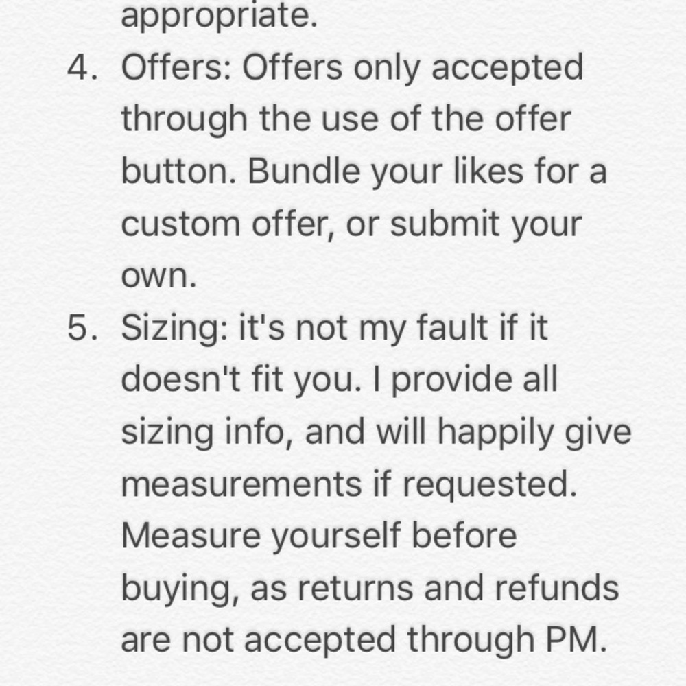 CLOSET FAQs. Please read! - Picture 3 of 7