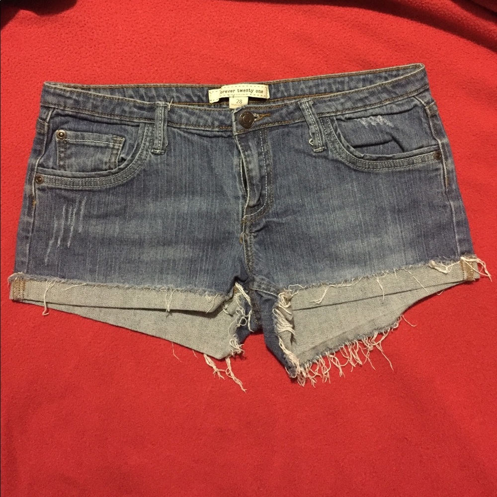 Forever 21 denim shorts