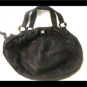 Lucky Brand Black Leather Shoulder Bag