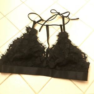 choker lace bralette