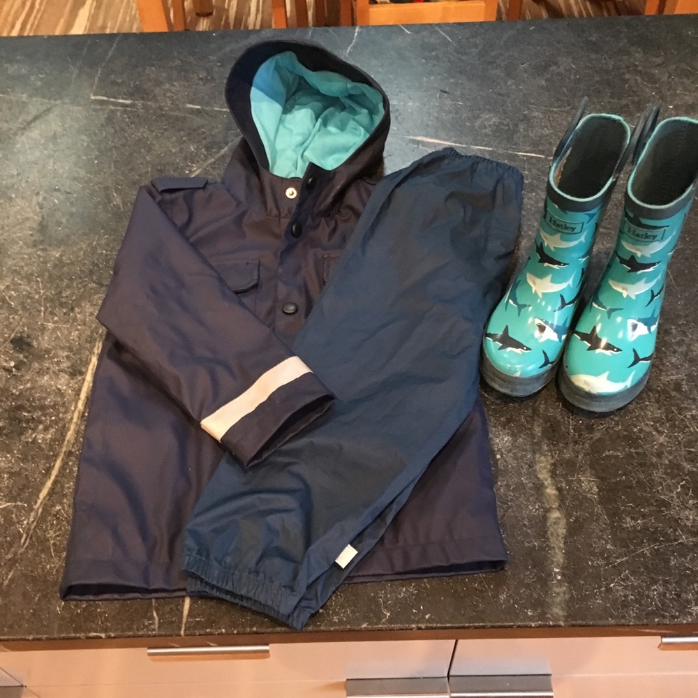 Toddler 3 piece rain gear lot