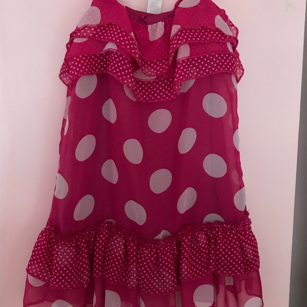 Girls toddler polkadot dress