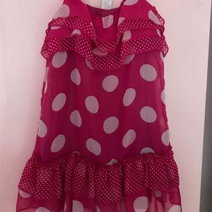 Girls toddler polkadot dress