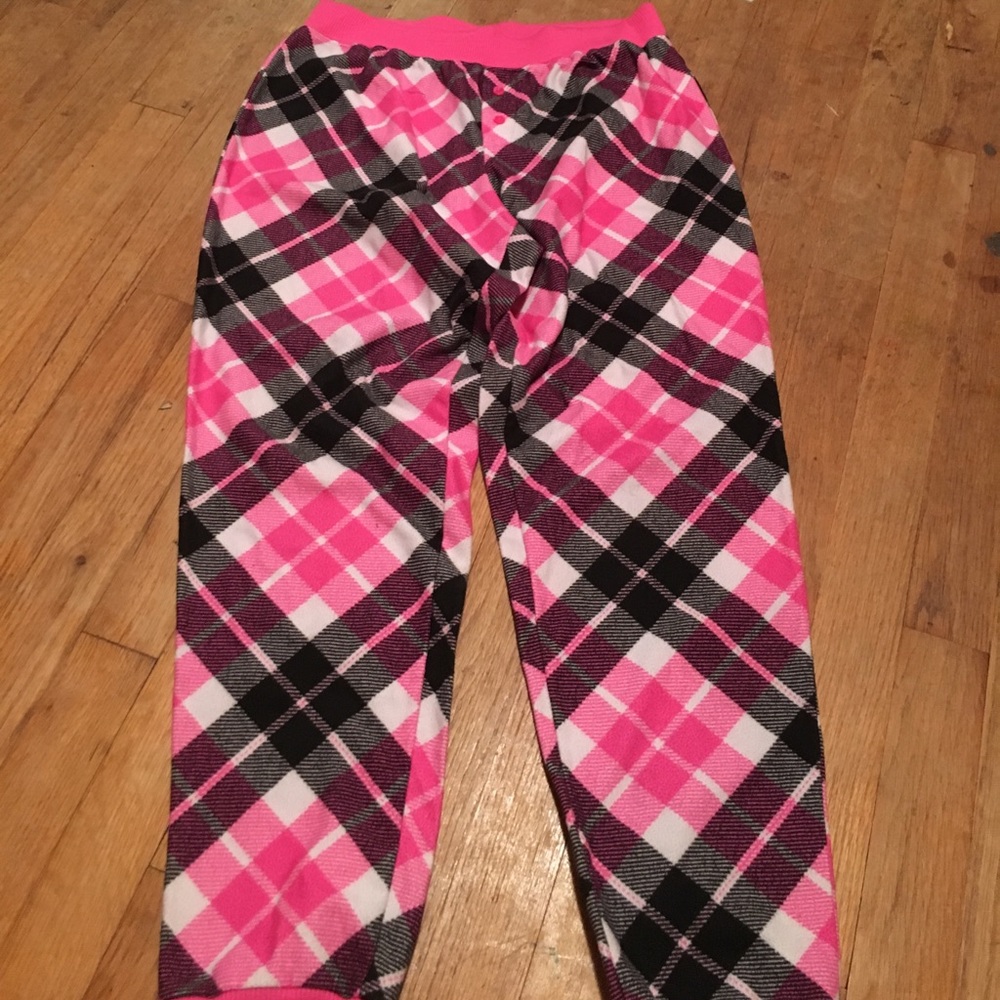 Set of hot pink panda pajamas