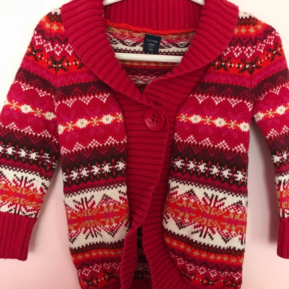 Girl toddler sweater W/matching winter hat!!