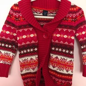 Girl toddler sweater W/matching winter hat!!