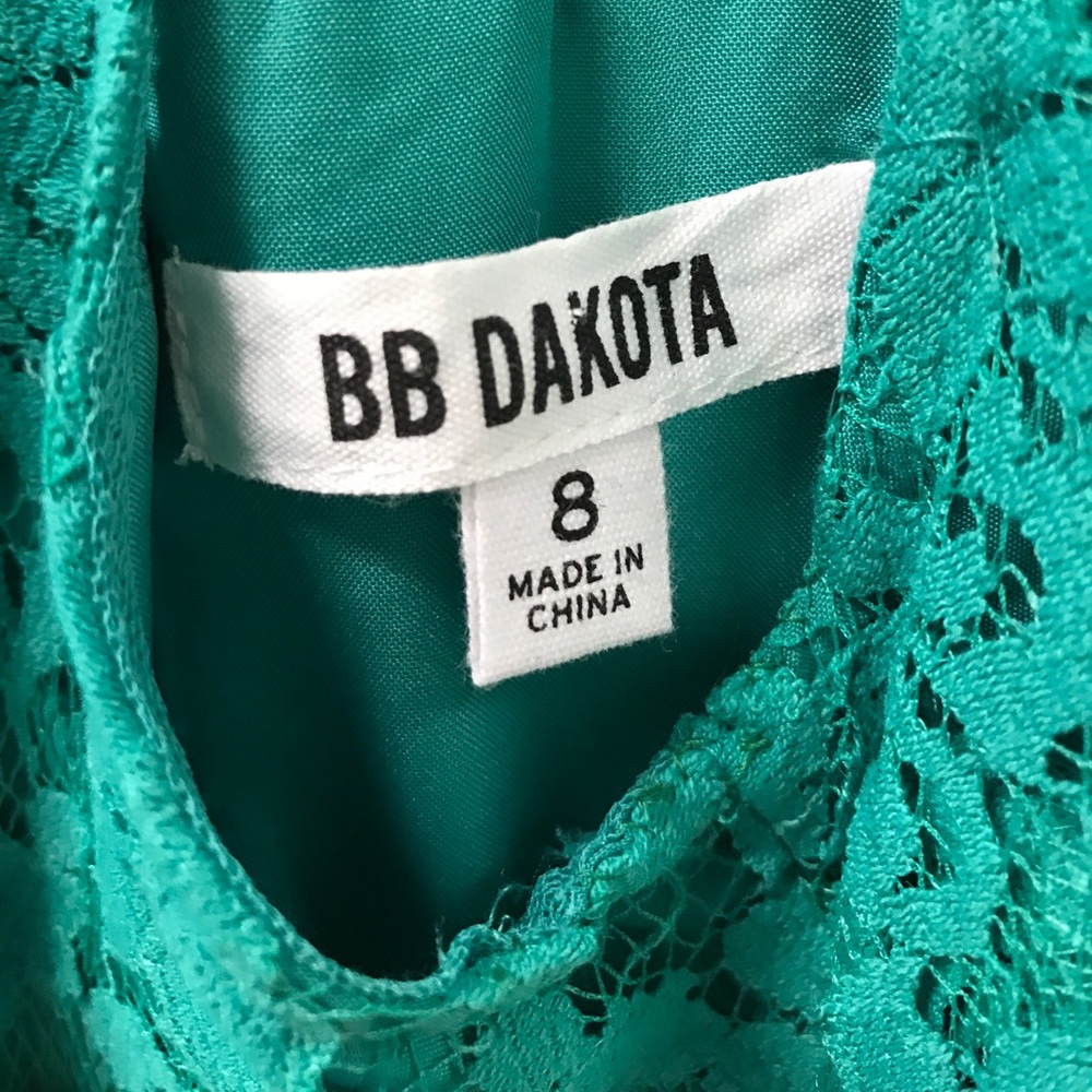 Cute green laced bb Dakota dress - Picture 5 of 5