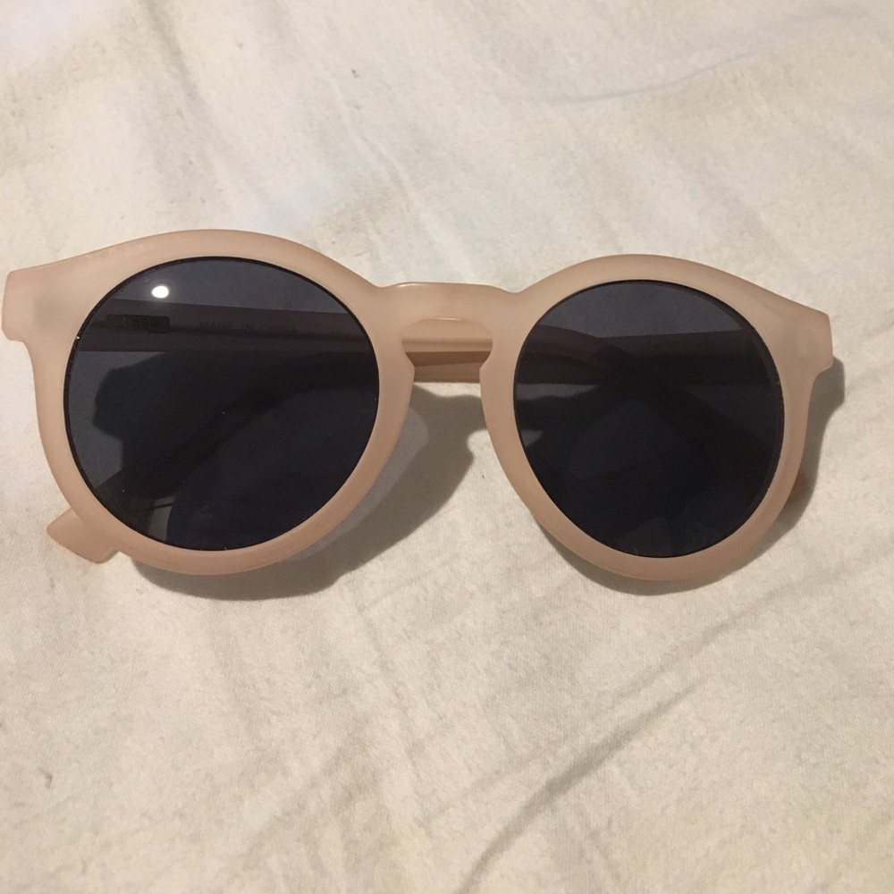 Dusty pink sunglasses