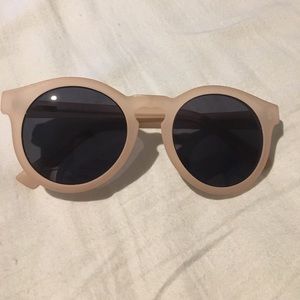 Dusty pink sunglasses