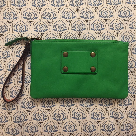 Ann Taylor Handbags - NWT Ann Taylor bright green clutch