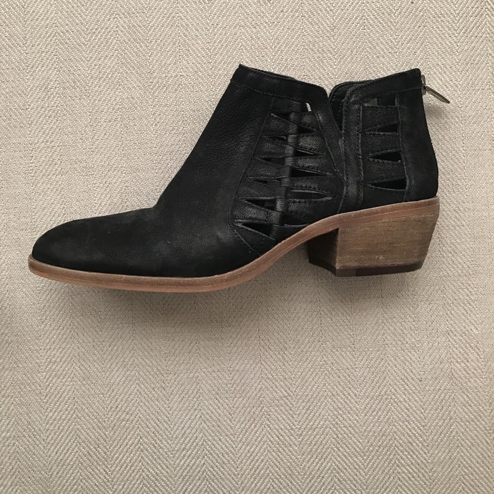 Vince Camuto black suede bootie