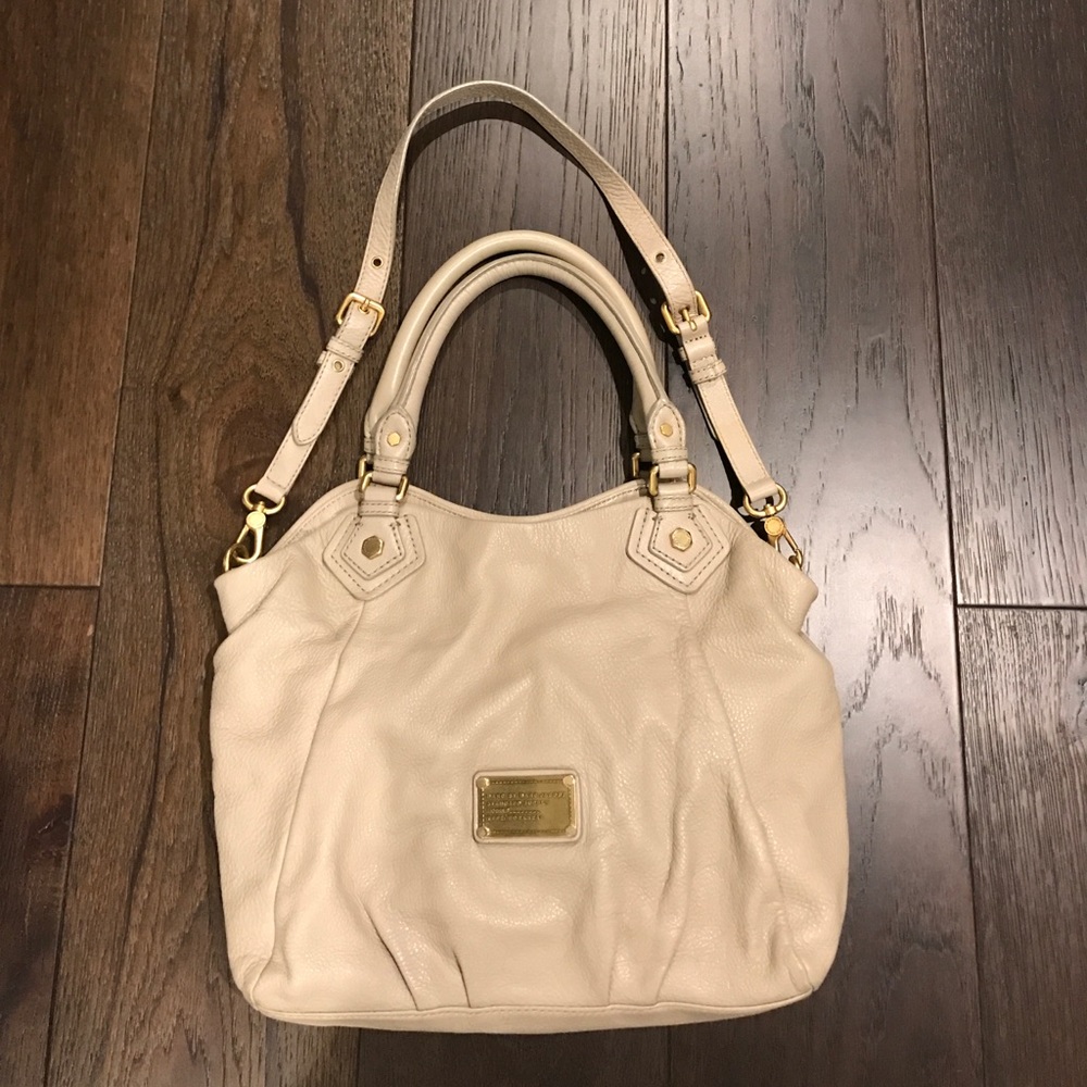 Marc By Marc Jacobs Classic Q Nude Shoulder Bag