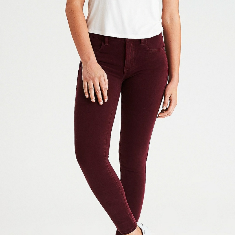 American eagle super stretch size 6 short jeggings