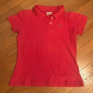☀️SALE☀️Lacoste hot pink polo. Size 40.