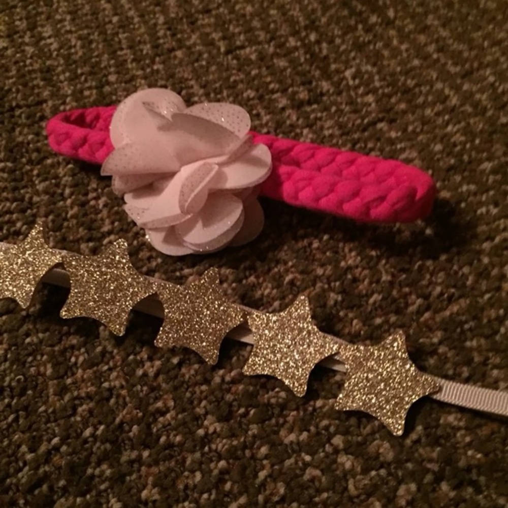 Set of 2 infant headbands