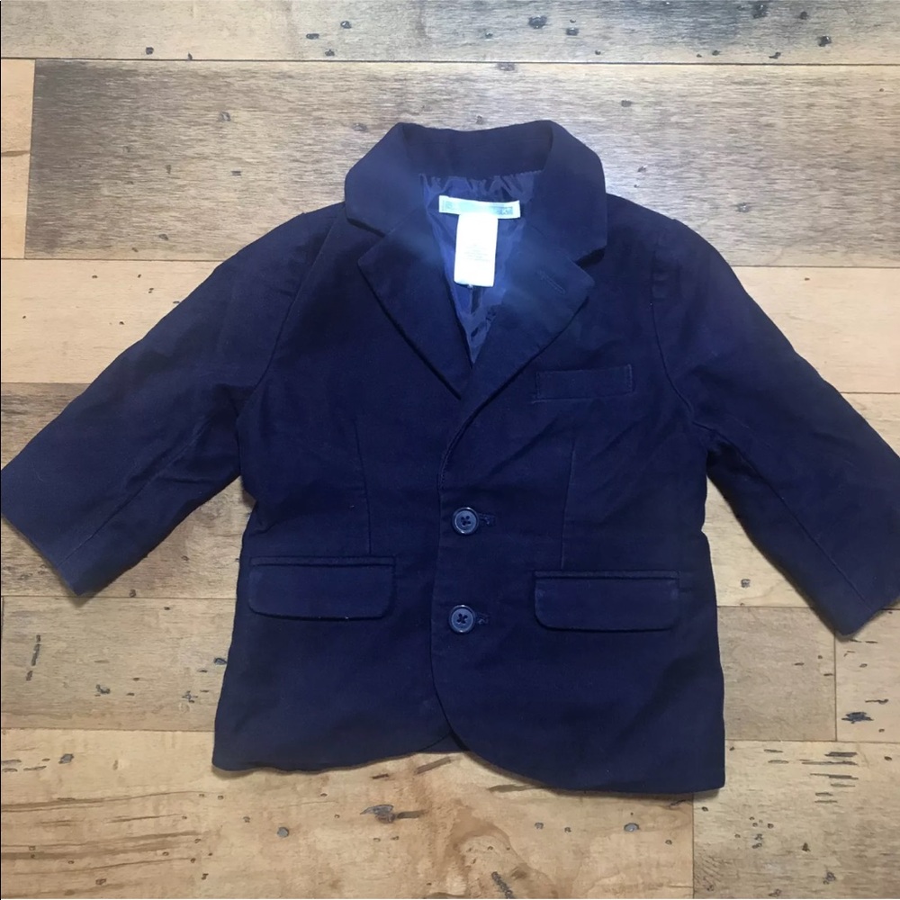Janie and Jack boy blazer 6-12M blue